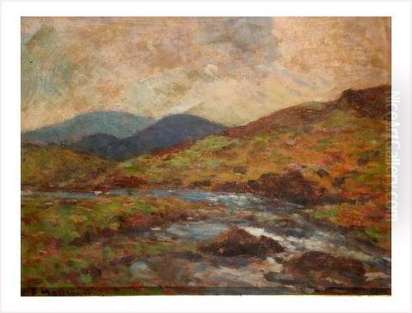 Torrent Oil Painting by Fernand Maillaud