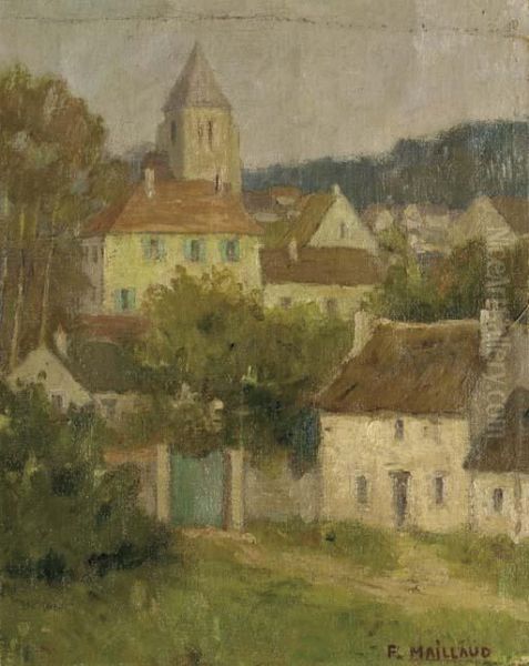 Paysage De Vermarton, Yonne Oil Painting by Fernand Maillaud