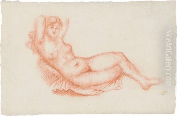 Nucouche Oil Painting by Aristide Maillol