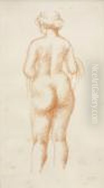 Femme Nue Au Dos Oil Painting by Aristide Maillol