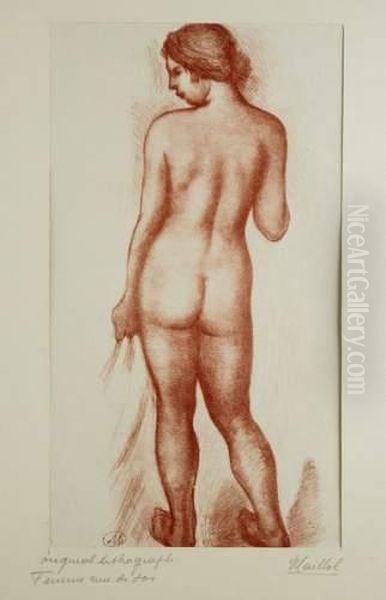 2 Planches Pour L'art D'aimer D'ovide Oil Painting by Aristide Maillol