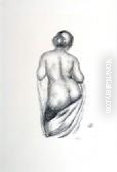 Dix Femme Nue Oil Painting by Aristide Maillol