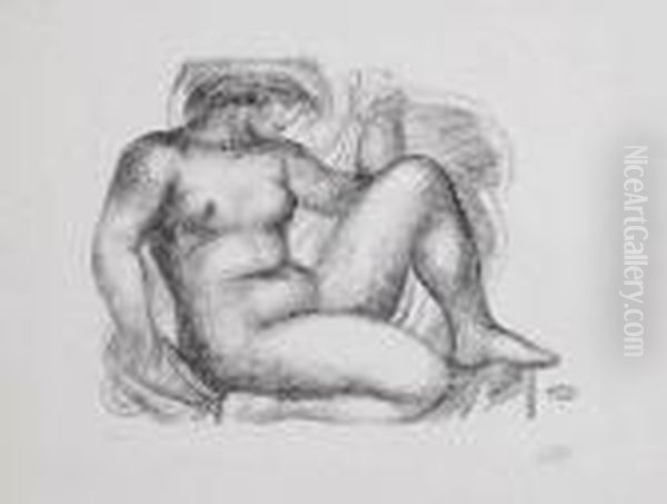 Junon Oil Painting by Aristide Maillol