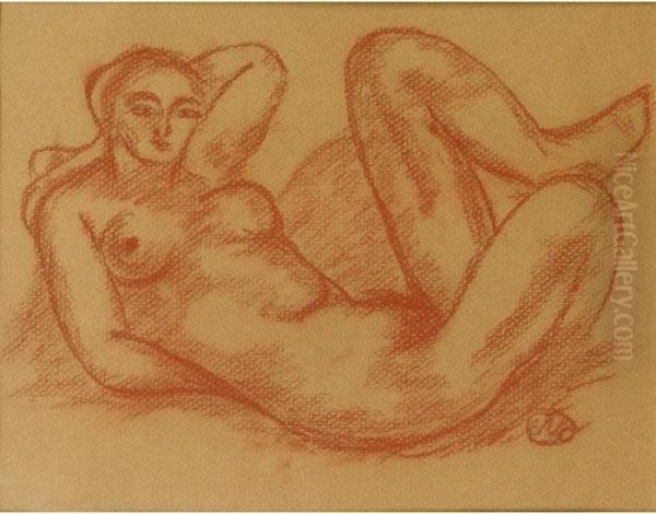 Dina Oil Painting by Aristide Maillol