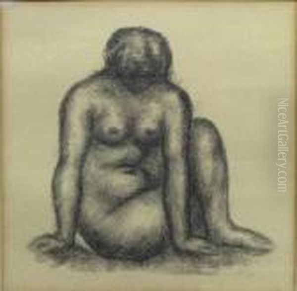 Nude Oil Painting by Aristide Maillol