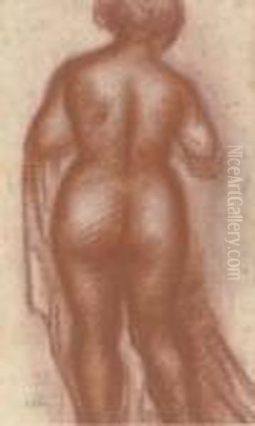 Femme Nue Oil Painting by Aristide Maillol