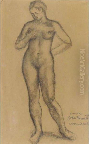 Etude Pour L'harmonie Oil Painting by Aristide Maillol