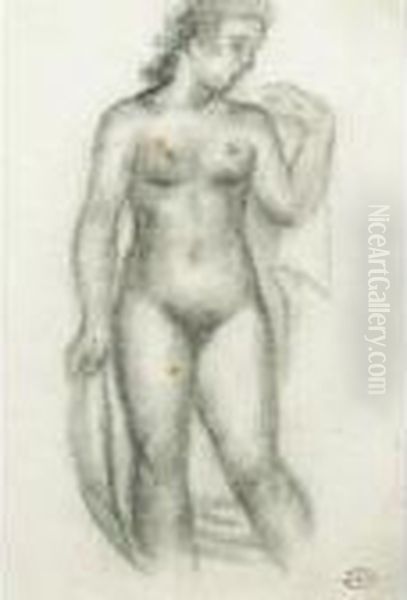 Baigneuse Debout Oil Painting by Aristide Maillol