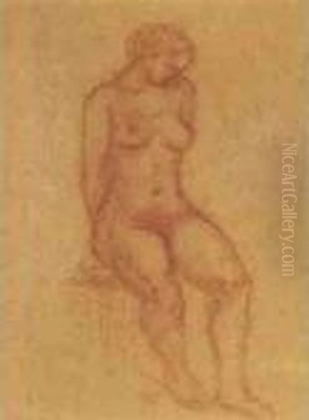 Dina Assise Oil Painting by Aristide Maillol