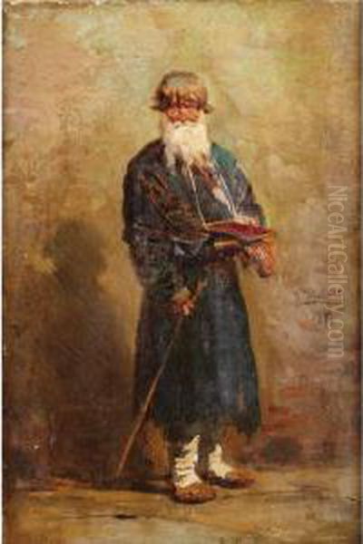 The Peasant Oil Painting by Vladimir Egorovic Makovsky