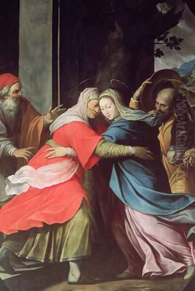 The Visitation Oil Painting by Camillo Procaccini