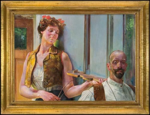 Enchanted Oil Painting by Jacek Malczewski