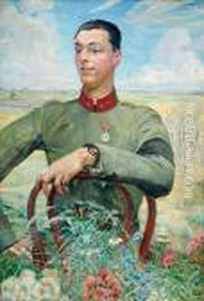 Portret Ant Oniego Goetz-okocimskiego Oil Painting by Jacek Malczewski