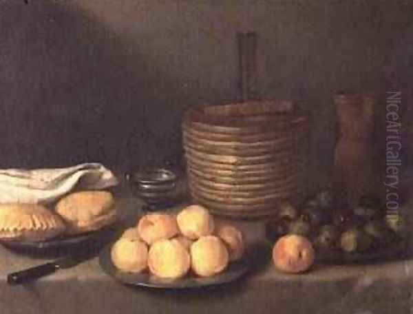 Still life with fruit, 1648 Oil Painting by Francisco Palacios