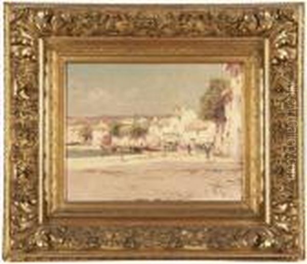 Le Port De Saint-chamas Oil Painting by Charles Malfroy