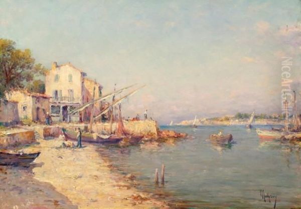 Les Martigues Oil Painting by Charles Malfroy