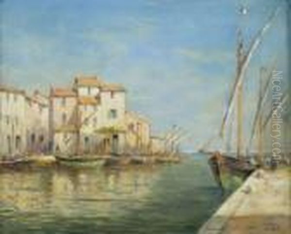 Les Martigues. Oil Painting by Charles Malfroy