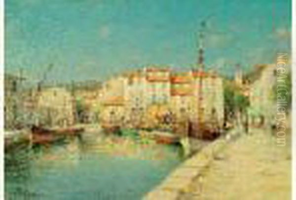 Le Petit Port Oil Painting by Charles Malfroy