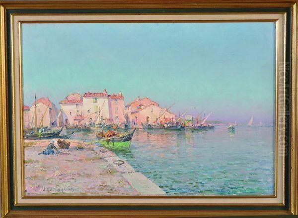 martigues (provence) Oil Painting by Henri Malfroy