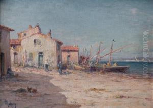 Costa Oil Painting by Henri Malfroy