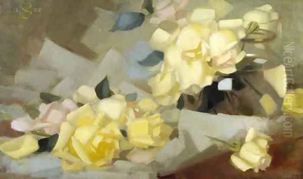 Roses Oil Painting by James Stuart Park