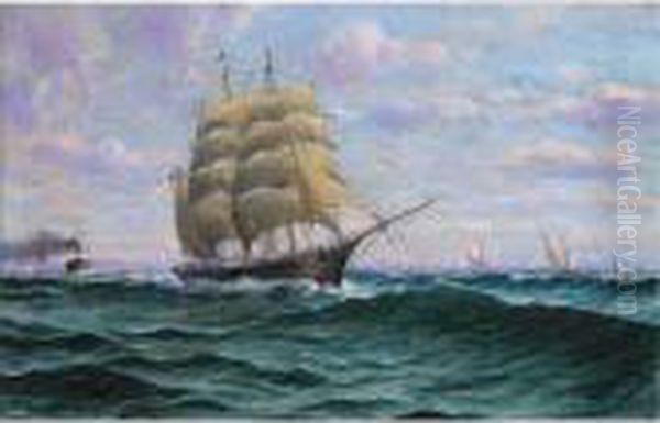 Bonne Brise Oil Painting by Henri Malfroy