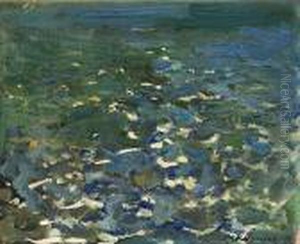 Etude De Mer. Oil Painting by Philippe Andreevitch Maliavine