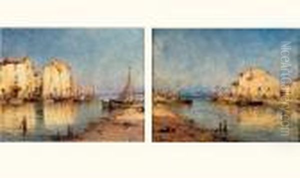 Vues De Martigues Oil Painting by Vincent Manago