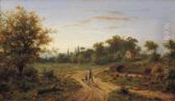 Near Stadford Oil Painting by William Henry Mander