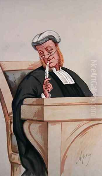 Popular Judgement, from Vanity Fair, 1st January 1876 Oil Painting by Carlo ('Ape') Pellegrini