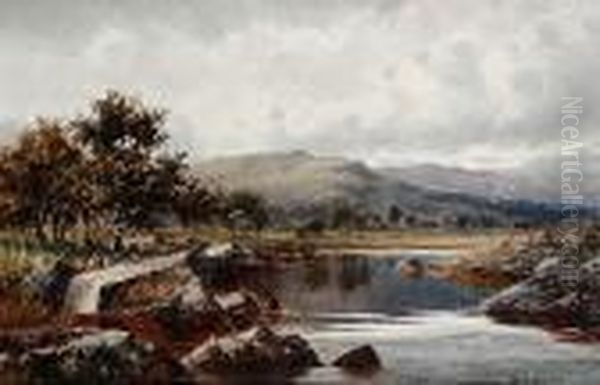 On The Conway Oil Painting by William Henry Mander