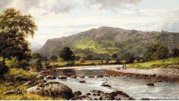 Elsie Mount, Bettws-y-coed, North Wales Oil Painting by William Henry Mander