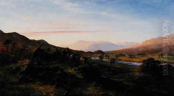 The Braes of Balquidder, 1860 Oil Painting by Waller Hugh Paton