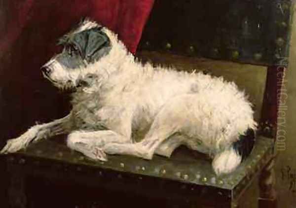 Waiting for Master Oil Painting by George Paice