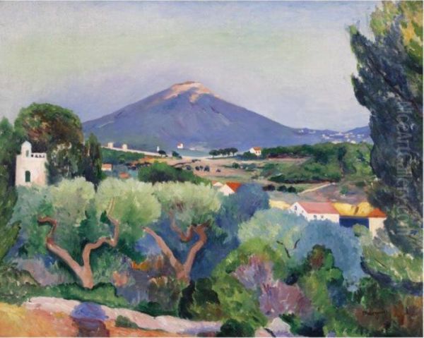 Six Fours, Sanary Oil Painting by Henri Charles Manguin