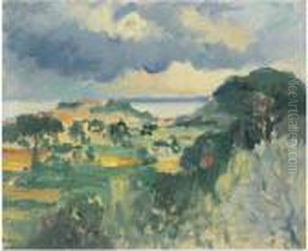 La Citadelle De St Tropez Oil Painting by Henri Charles Manguin