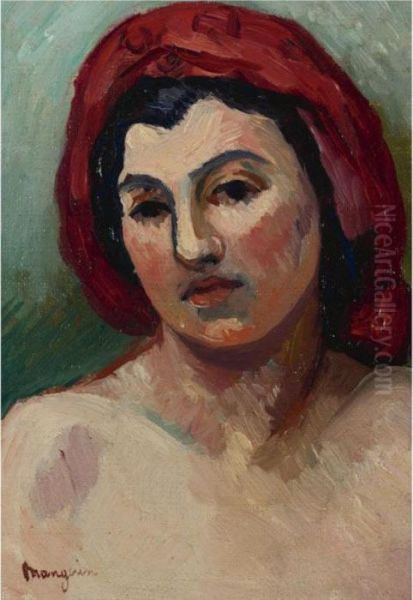 Tete De Marie Oil Painting by Henri Charles Manguin