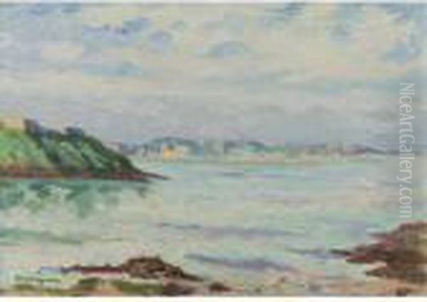 Vue Sur Dinard, De Saint-malo Oil Painting by Henri Charles Manguin