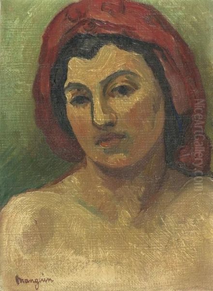 Tete De Marie. Circa 1911/13. Oil Painting by Henri Charles Manguin