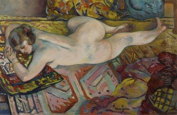 La Dormeuse. 1923. by Henri Charles Manguin