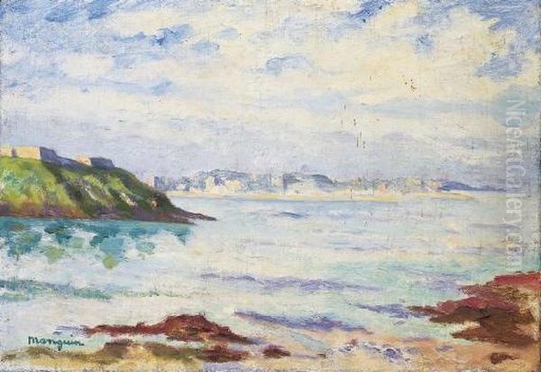 Vue De Dinard, De Saint-malo Oil Painting by Henri Charles Manguin