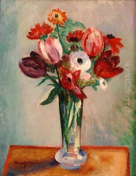 Tulipes Et Renoncules, 1926 Oil Painting by Henri Charles Manguin