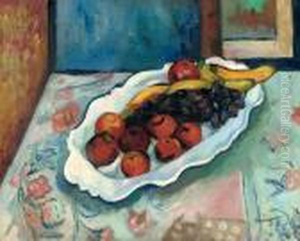 Le Plat De Pommes Oil Painting by Henri Charles Manguin