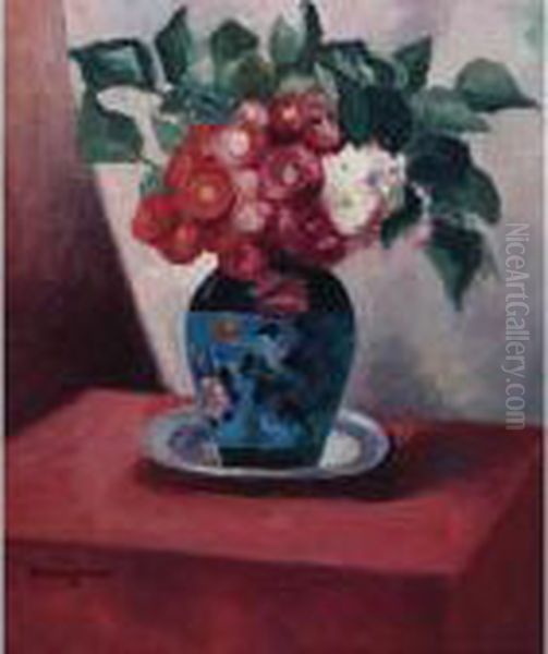 Renoncules Et Anemones Oil Painting by Henri Charles Manguin