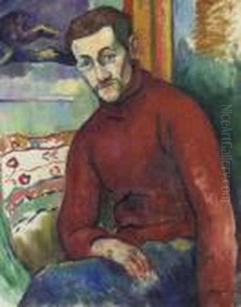 Portrait De Jean Puy Oil Painting by Henri Charles Manguin