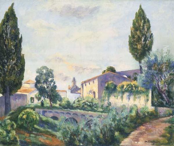 Saint-paul De Vence Oil Painting by Henri Charles Manguin