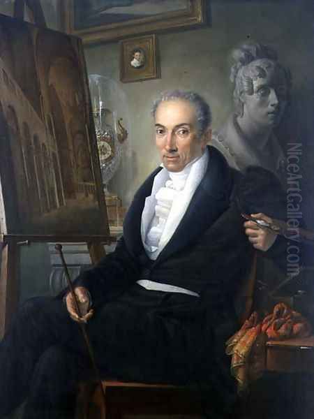 Portrait of Joseph Borsato Oil Painting by Odorico Politi