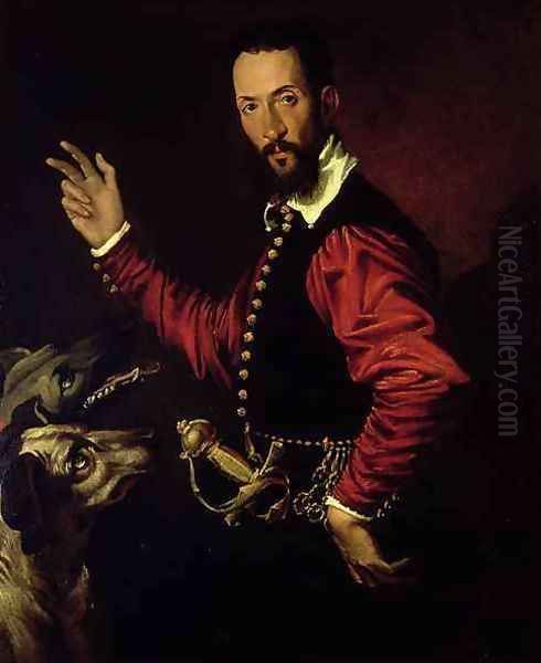 Portrait of Guidubaldo II della Rovere, Duke of Urbino Oil Painting by Bartolomeo Passarotti