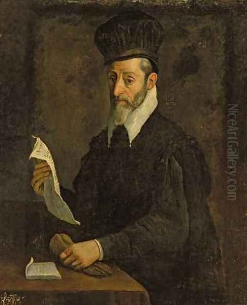 Portrait of Torquato Tasso 1544-95 Oil Painting by Bartolomeo Passarotti