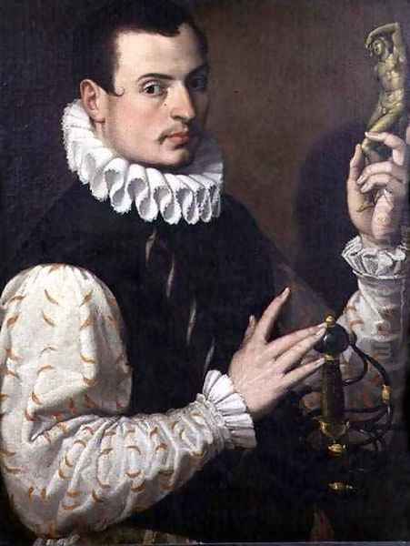 Portrait of a Young Man Oil Painting by Bartolomeo Passarotti